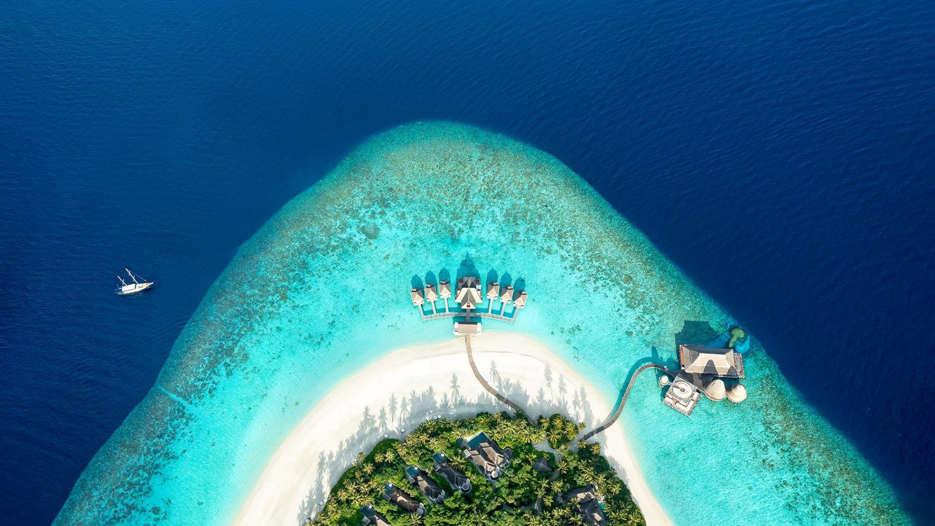 Anantara Kihavah - Aerial Hero Shot 2024